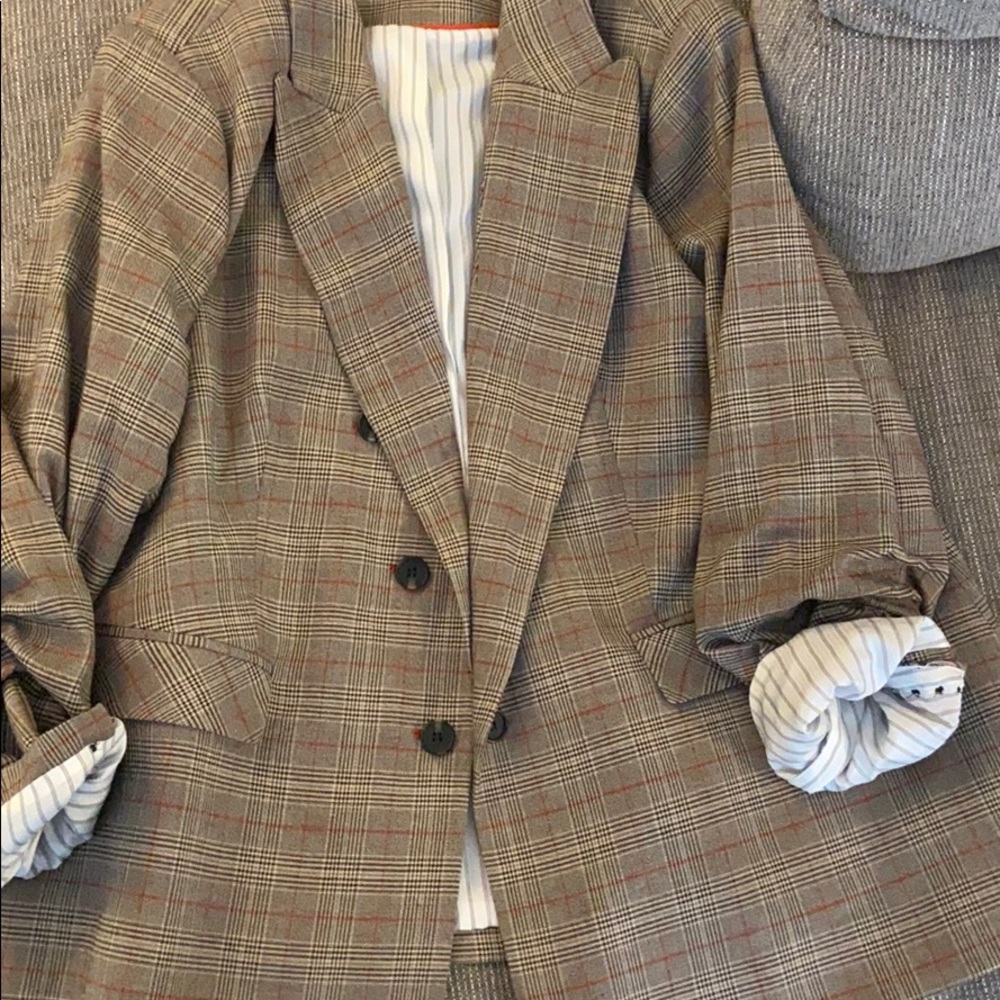 Plaid Blazer